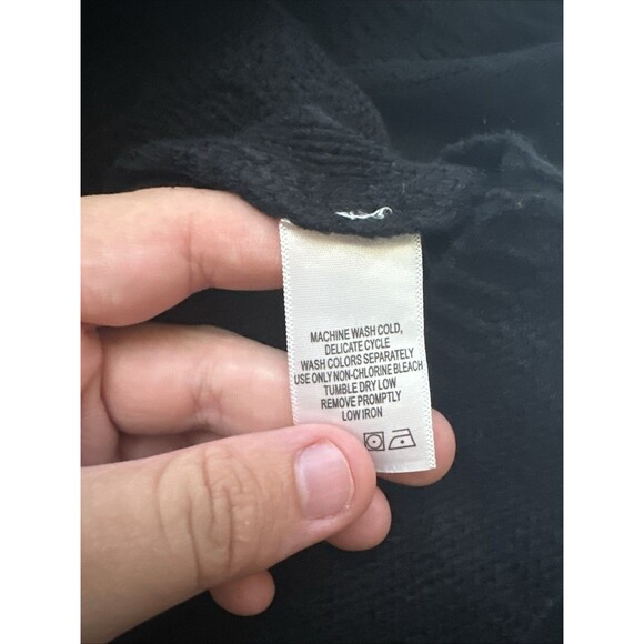 JESSICA LONDON CHARCOAL LONG SLEEVE MIDI CABLE KNIT SWEATER DRESS SIZE 14/16 - Picture 7 of 8